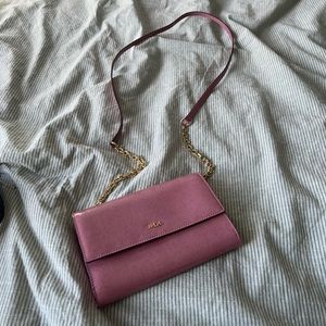 Dusty Pink Ralph Lauren Crossbody Purse